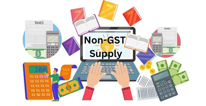 List of Non-GST supply. Schedule 3 of GST Act